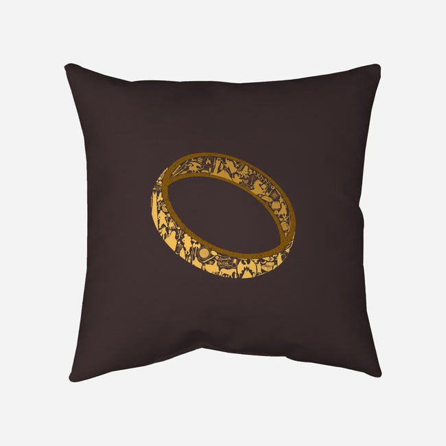 One Ring-none removable cover w insert throw pillow-thehookshot