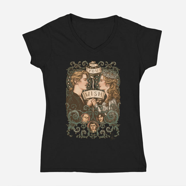 One True Love-womens v-neck tee-MedusaD