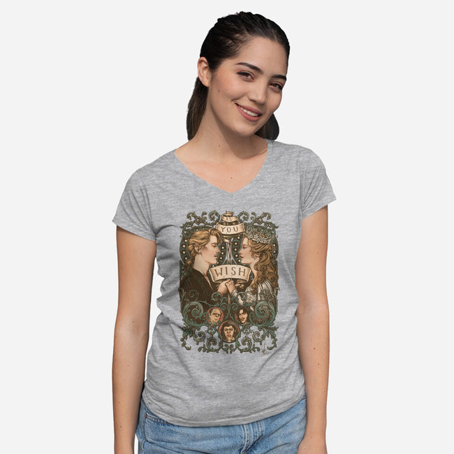One True Love-womens v-neck tee-MedusaD
