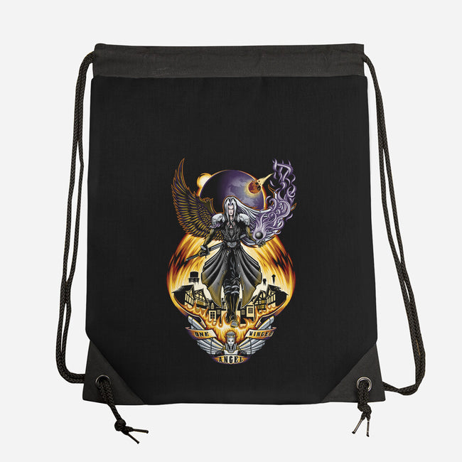 One Winged Angel-none drawstring bag-TrulyEpic