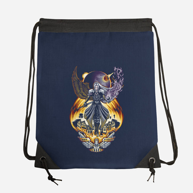 One Winged Angel-none drawstring bag-TrulyEpic