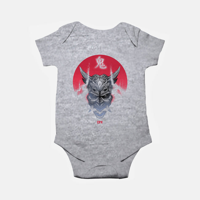 Oni Demon-baby basic onesie-Dracortis