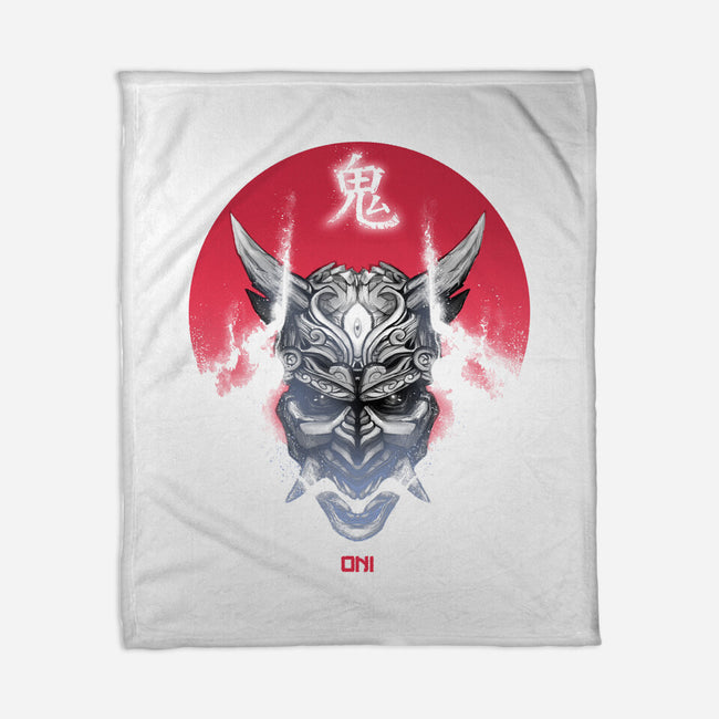 Oni Demon-none fleece blanket-Dracortis