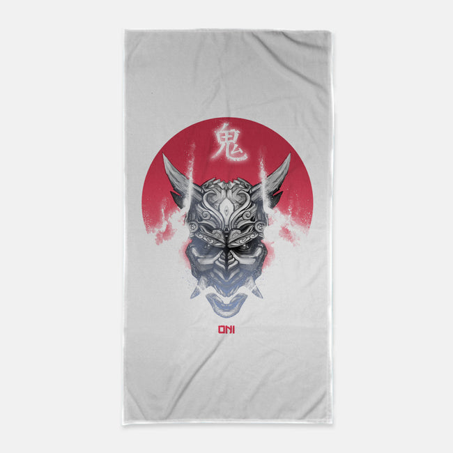 Oni Demon-none beach towel-Dracortis
