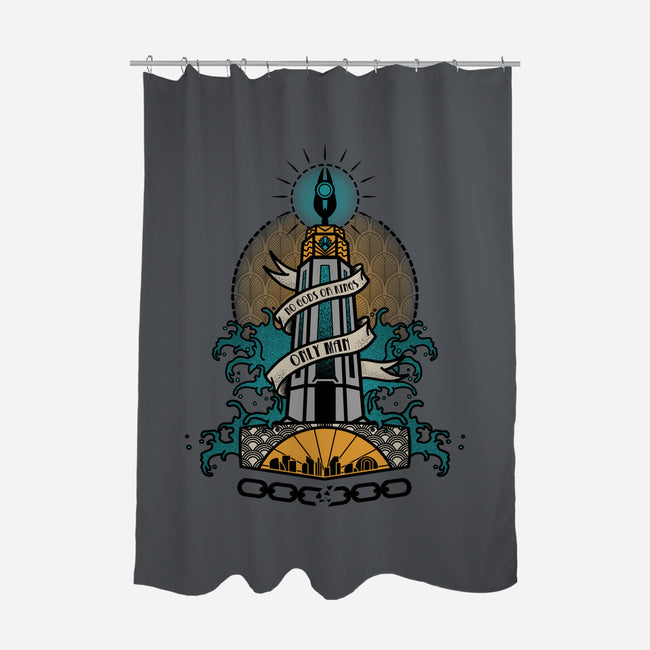Only Man-none polyester shower curtain-Beware1984