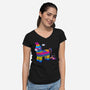 Oops!-womens v-neck tee-kgullholmen