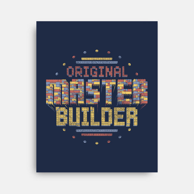 Original Master Builder-none stretched canvas-DJKopet