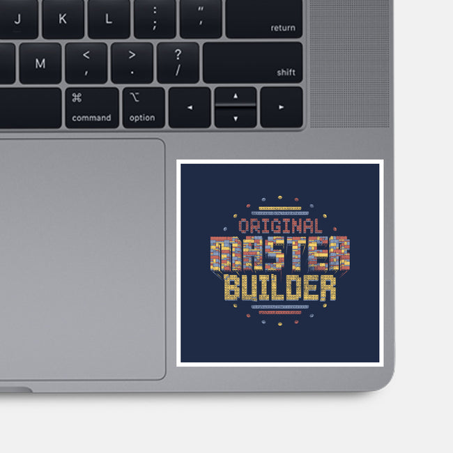Original Master Builder-none glossy sticker-DJKopet