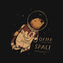 Otter Space-none stretched canvas-louisros