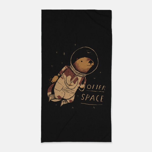 Otter Space-none beach towel-louisros