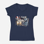Ouija-womens v-neck tee-Eugene Kaik