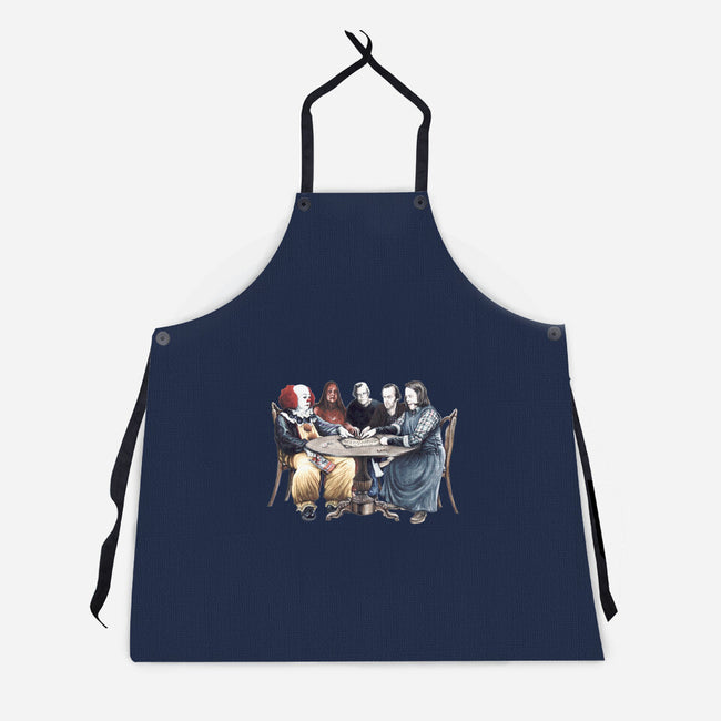 Ouija-unisex kitchen apron-Eugene Kaik