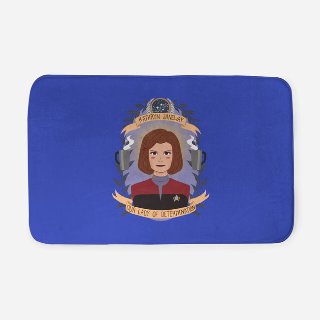 Our Lady of Determination-none memory foam bath mat-heymonster