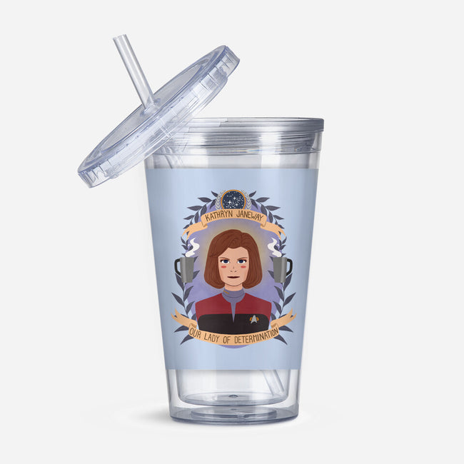 Our Lady of Determination-none acrylic tumbler drinkware-heymonster