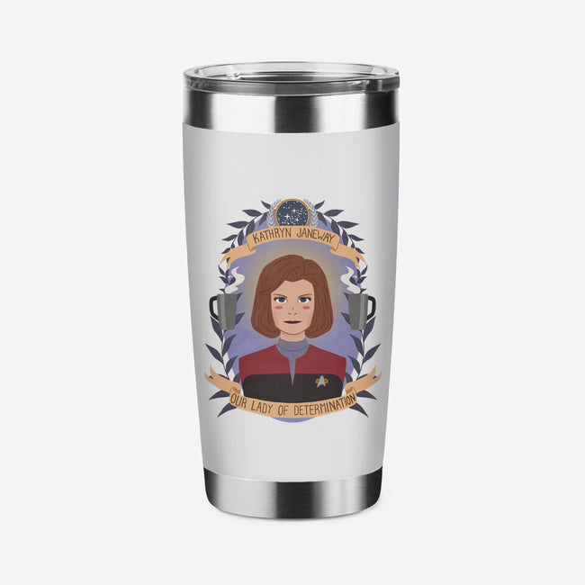 Our Lady of Determination-none stainless steel tumbler drinkware-heymonster