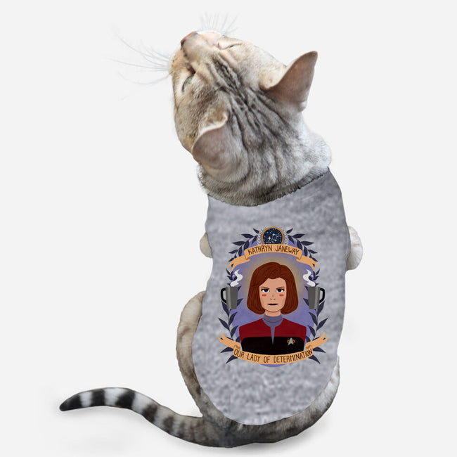 Our Lady of Determination-cat basic pet tank-heymonster