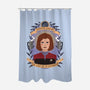 Our Lady of Determination-none polyester shower curtain-heymonster