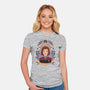Our Lady of Determination-womens fitted tee-heymonster