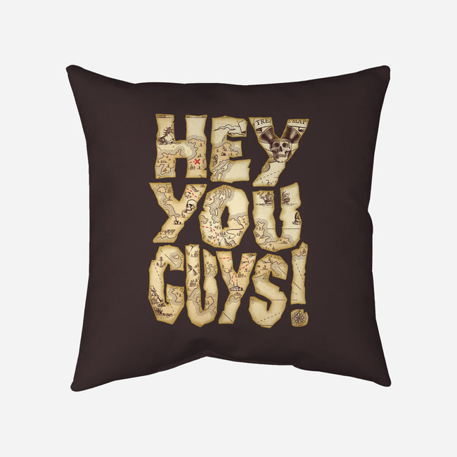 Our Map-none non-removable cover w insert throw pillow-CoD Designs