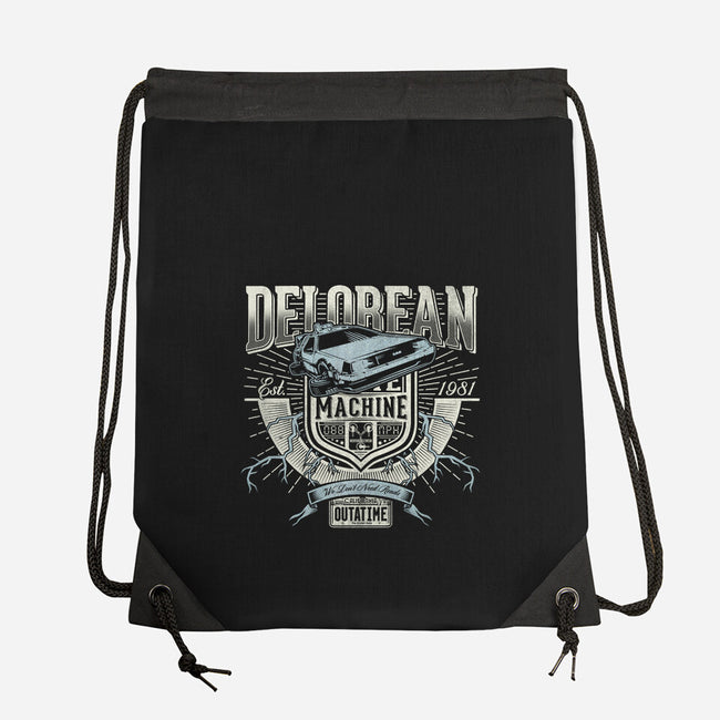 OutaTime-none drawstring bag-CoD Designs