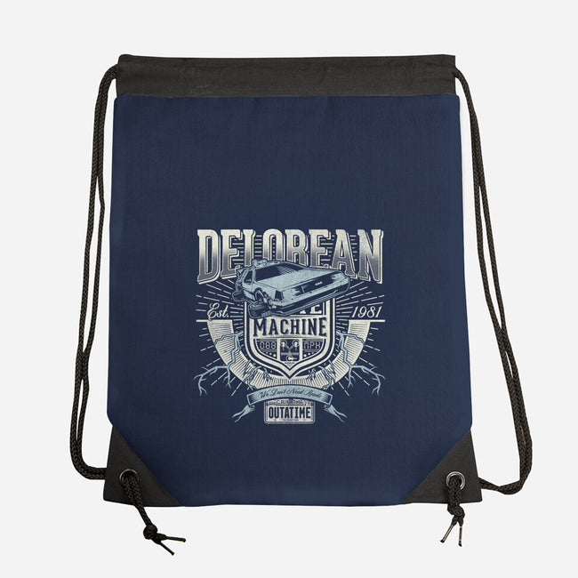 OutaTime-none drawstring bag-CoD Designs