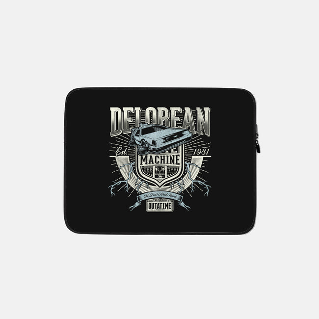 OutaTime-none zippered laptop sleeve-CoD Designs