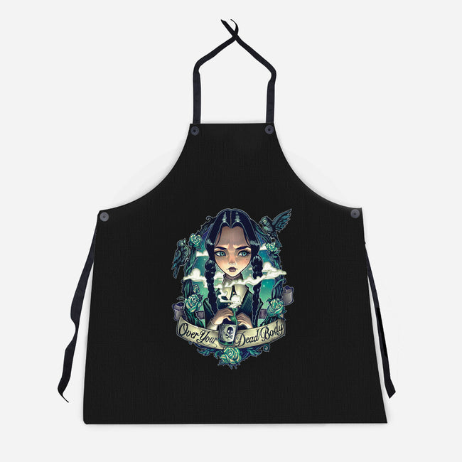 Over Your Dead Body-unisex kitchen apron-TimShumate