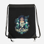 Over Your Dead Body-none drawstring bag-TimShumate