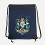 Over Your Dead Body-none drawstring bag-TimShumate