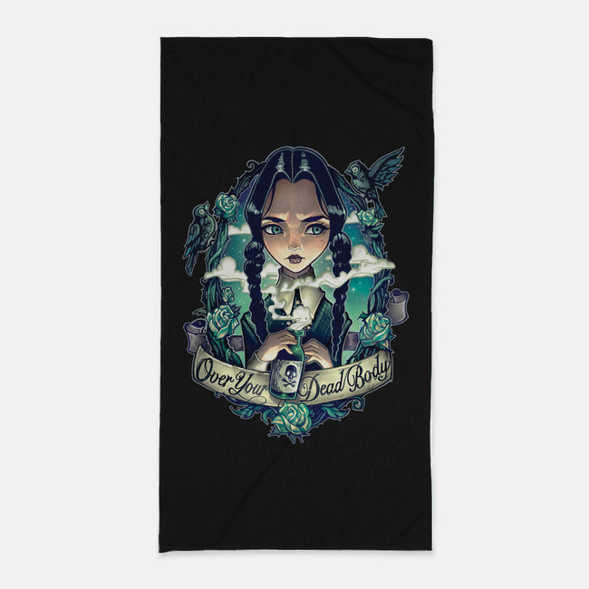 Over Your Dead Body-none beach towel-TimShumate