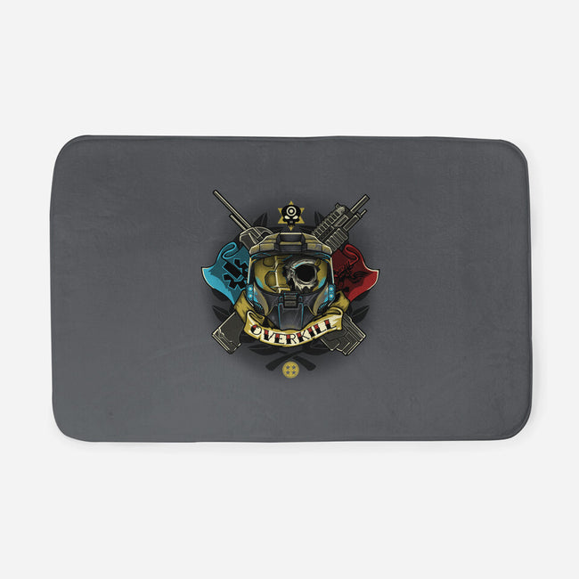 Overkill-none memory foam bath mat-pertheseus