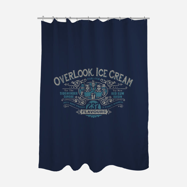 Overlook Ice Cream-none polyester shower curtain-heartjack