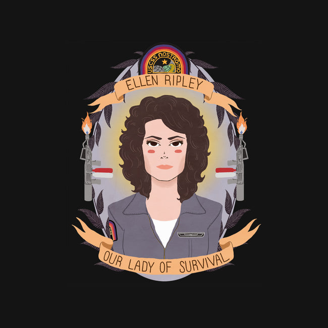 Our Lady of Survival-none glossy sticker-heymonster