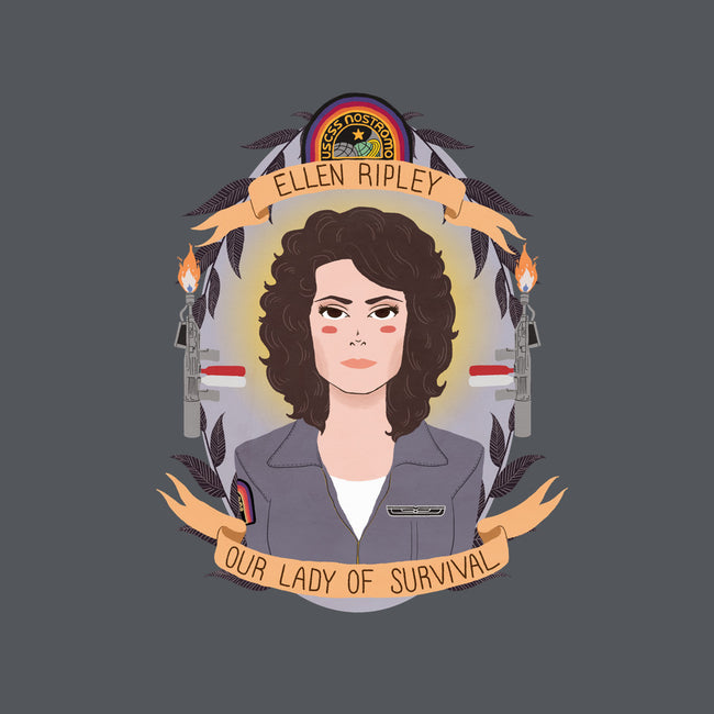 Our Lady of Survival-none stretched canvas-heymonster