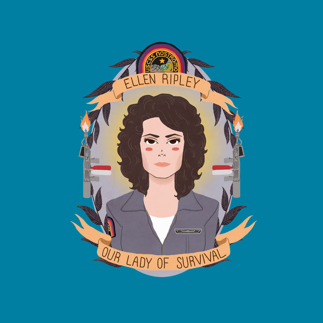 Our Lady of Survival-none glossy sticker-heymonster