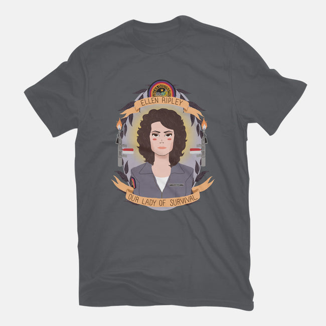 Our Lady of Survival-mens heavyweight tee-heymonster