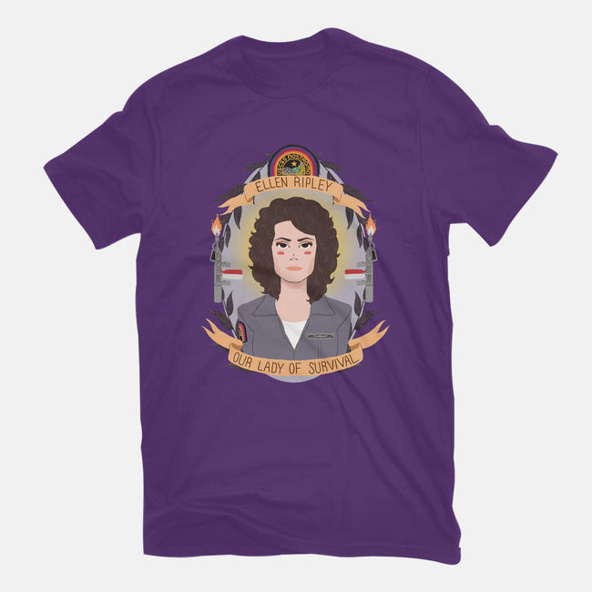 Our Lady of Survival-mens heavyweight tee-heymonster