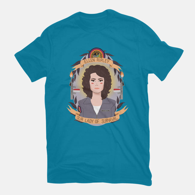 Our Lady of Survival-mens heavyweight tee-heymonster