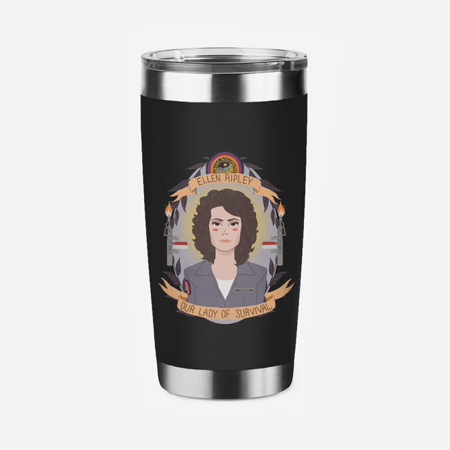 Our Lady of Survival-none stainless steel tumbler drinkware-heymonster
