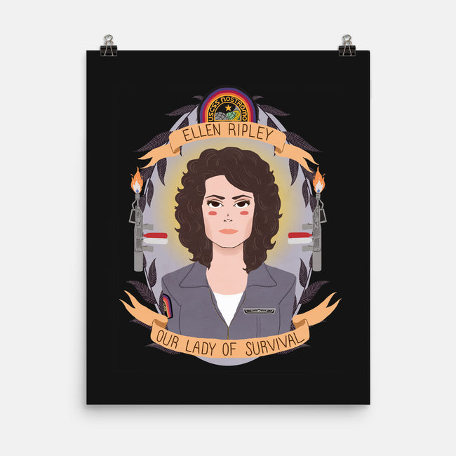Our Lady of Survival-none matte poster-heymonster