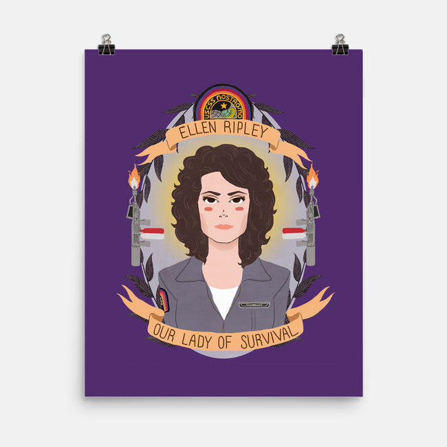 Our Lady of Survival-none matte poster-heymonster