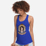 Our Lady of Survival-womens racerback tank-heymonster