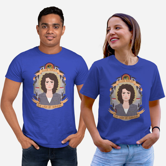 Our Lady of Survival-unisex basic tee-heymonster
