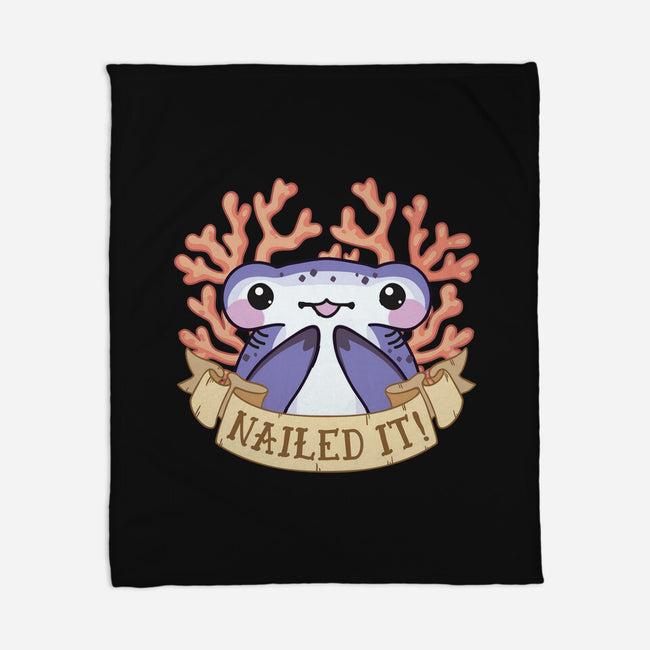 Nailed It-none fleece blanket-bytesizetreasure