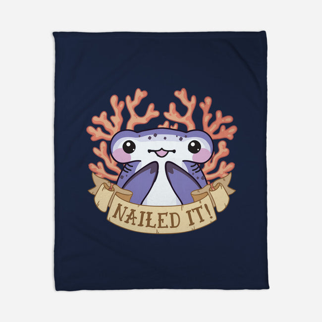 Nailed It-none fleece blanket-bytesizetreasure