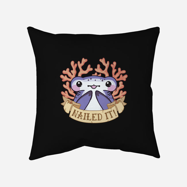 Nailed It-none removable cover w insert throw pillow-bytesizetreasure