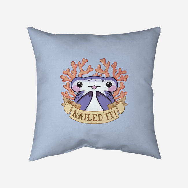 Nailed It-none removable cover w insert throw pillow-bytesizetreasure