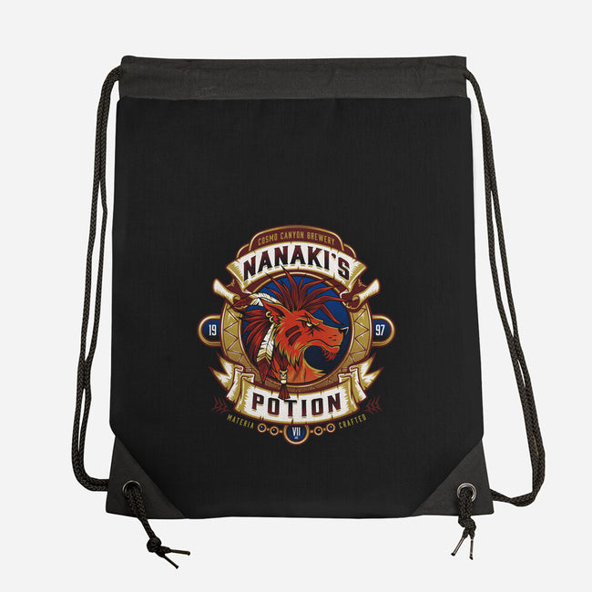Nanaki's Potion-none drawstring bag-Nemons