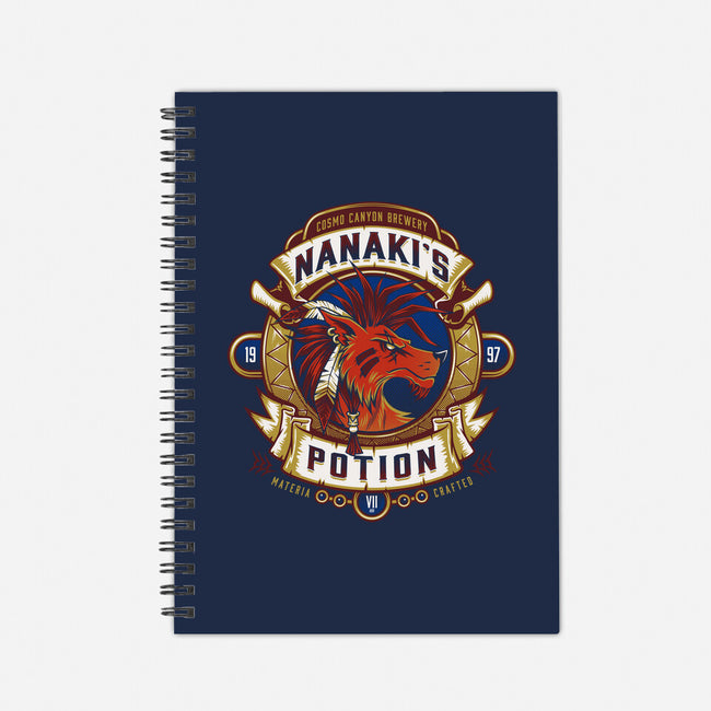 Nanaki's Potion-none dot grid notebook-Nemons