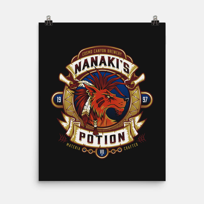 Nanaki's Potion-none matte poster-Nemons